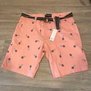 Men Knickerbocker Pineapple Shorts